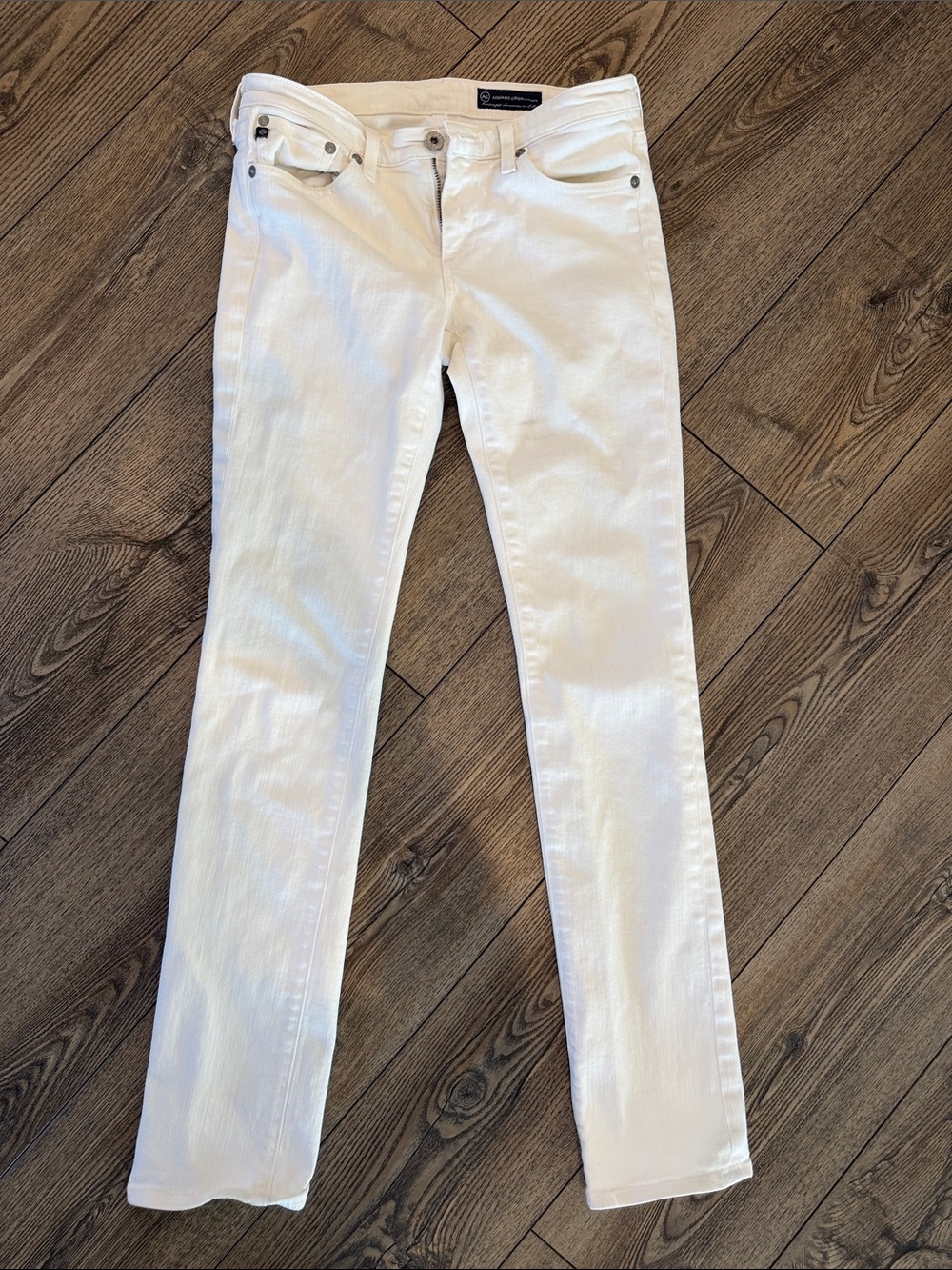 Ag Adriano Goldschmied Women's White Skinny Jeans